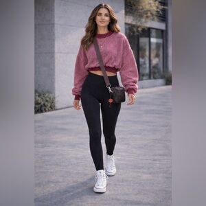 Vintage MARAL Pebbled Leather Mini Crossbody Bag Brown Y2K Travel Phone Bag